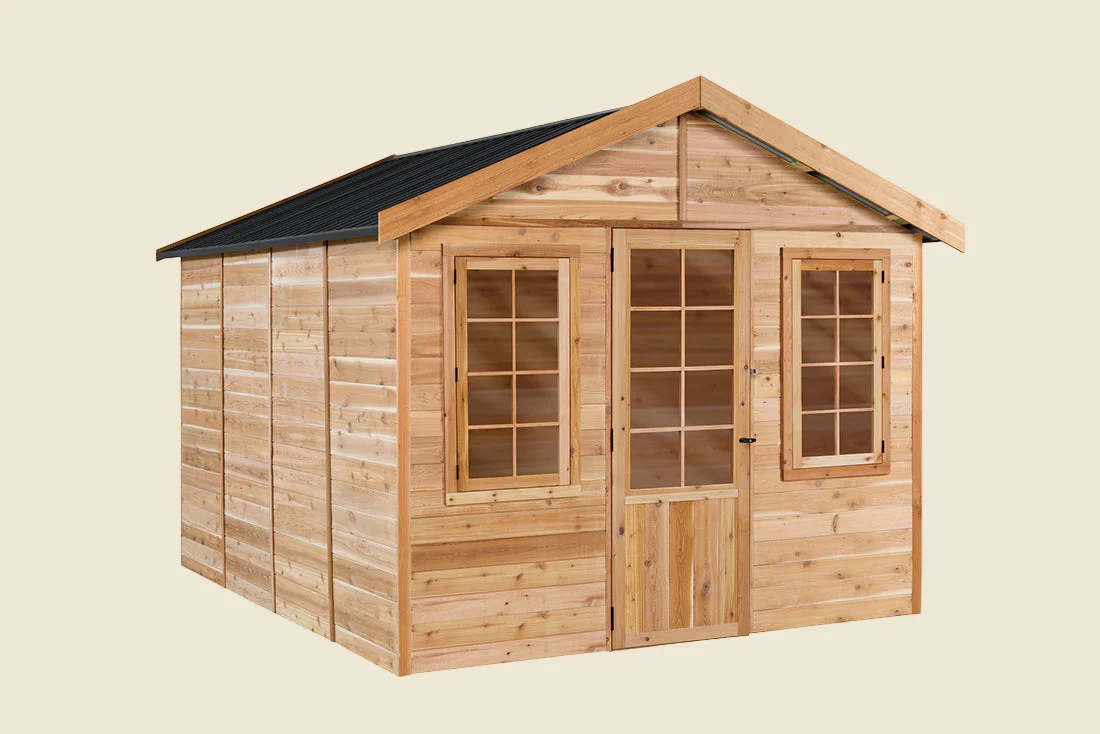 Beech 10x12 Cedar Timber Classic Studio - Image 3